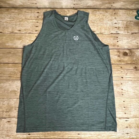 NELEUS MEN'S DRY FIT RUNNING GYM WORKOUT ATHLETIC ACTIVE MUSCLE TANK SIZE XXL - Picture 1 of 2